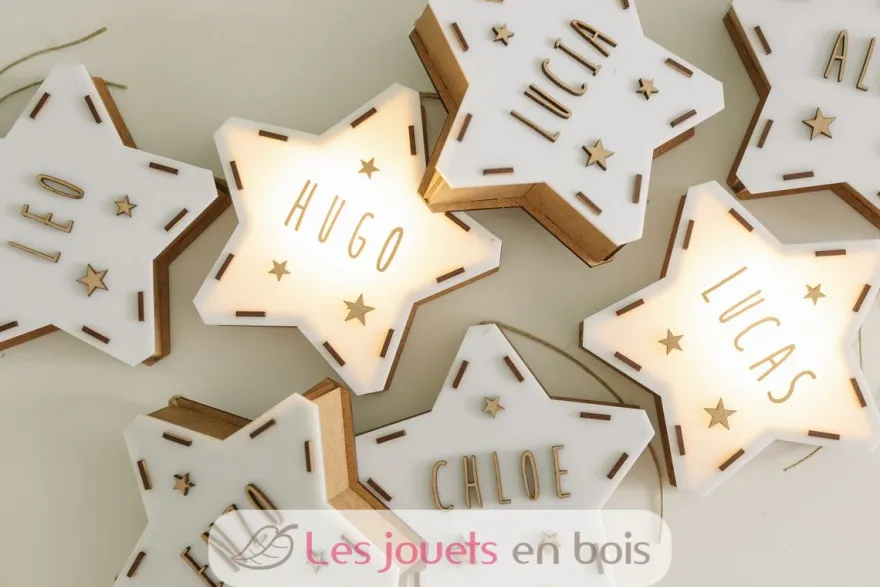 Mini étoile lumineuse personnalisable - Vintiun
