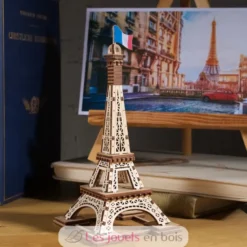 Mini Tour Eiffel - Puzzle 3D mécanique en bois - Ugears
