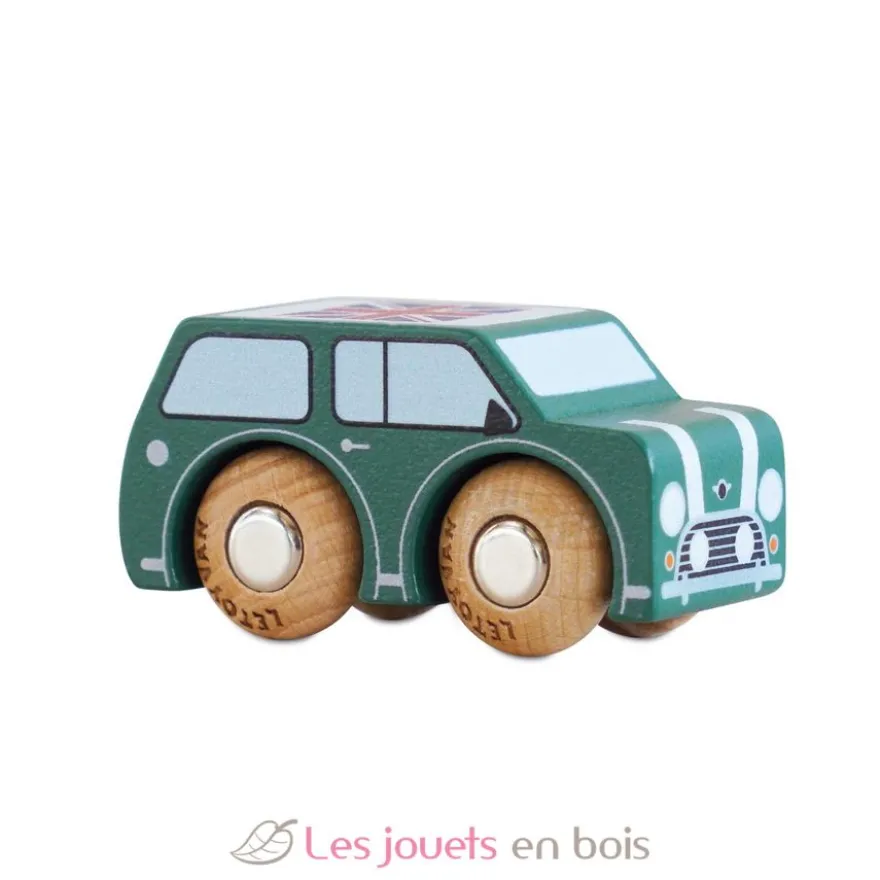 Mini voiture en bois Molly No 7 verte - Le Toy Van