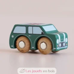 Mini voiture en bois Molly No 7 verte - Le Toy Van
