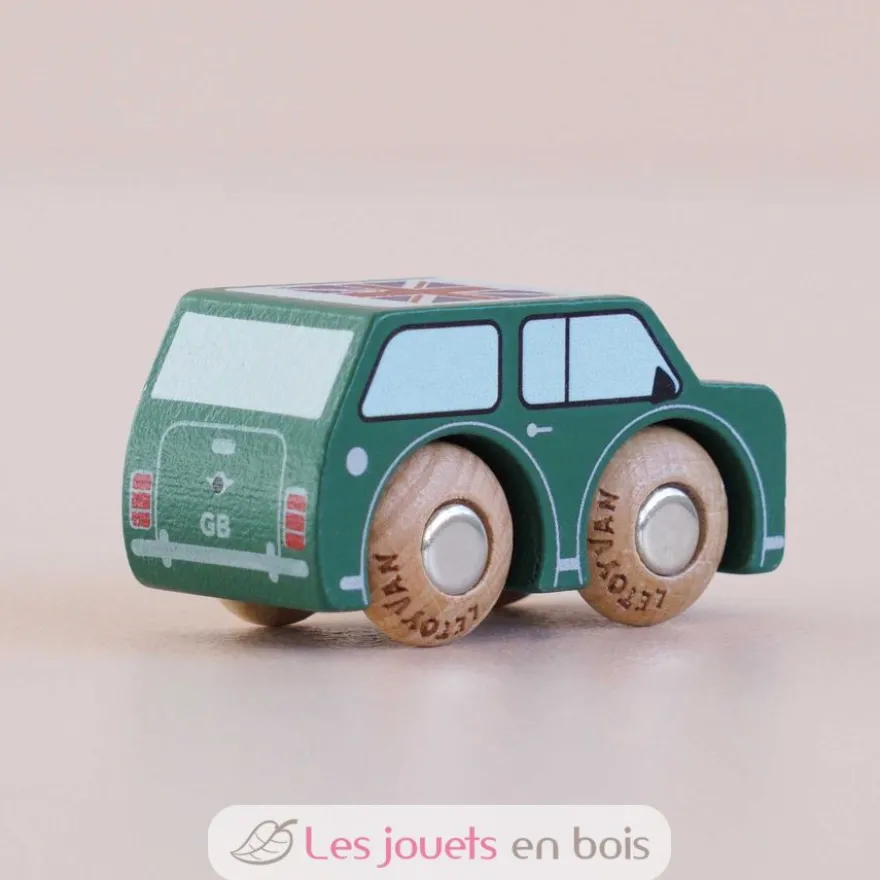 Mini voiture en bois Molly No 7 verte - Le Toy Van