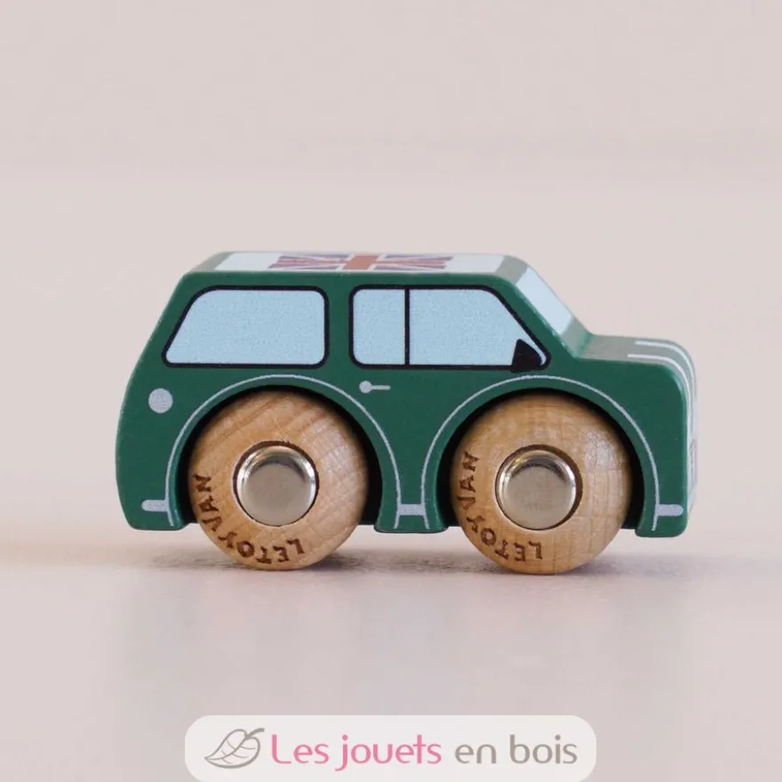 Mini voiture en bois Molly No 7 verte - Le Toy Van