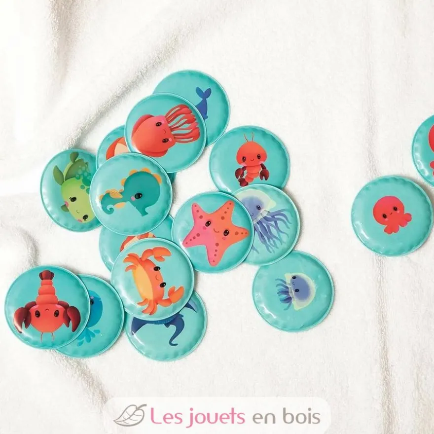 Mémo de bain Mes Bébés Animaux - Janod