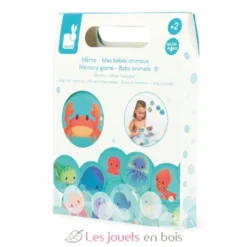 Mémo de bain Mes Bébés Animaux - Janod