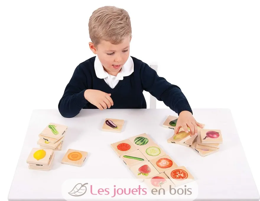 Mémo Fruits et Légumes Mix & Match - TickiT