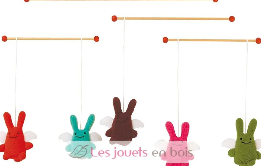 Mobile décoratif Ange Lapin - Trousselier
