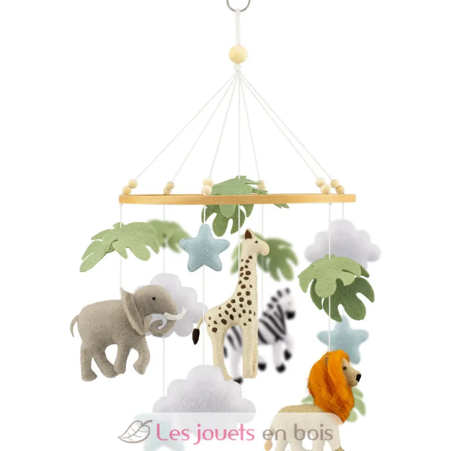 Mobile La Savane en bois et feutrine - Ulysse