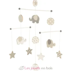Mobile éléphants et étoiles - Goki