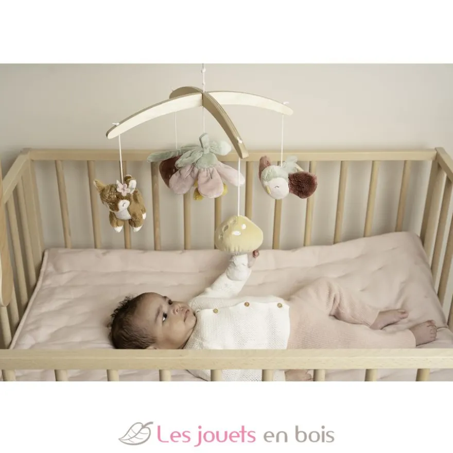 Mobile musical en bois Fairy Garden - Little Dutch