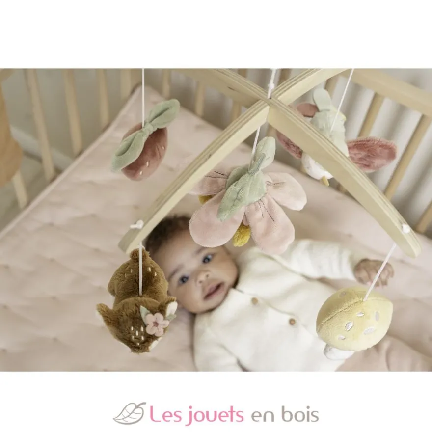 Mobile musical en bois Fairy Garden - Little Dutch