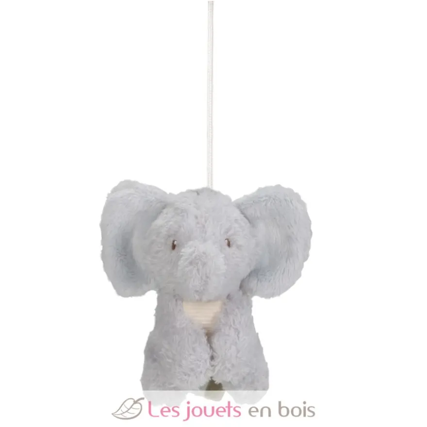Mobile musical en bois Safari Friends - Dès la naissance - Little Dutch