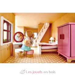 Mobilier chambre pour maison de poupées - Tender Leaf Toys