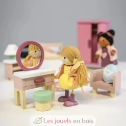 Mobilier chambre pour maison de poupées - Tender Leaf Toys