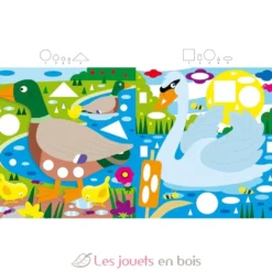 Mon atelier gommettes Les animaux de l'étang - Piccolia