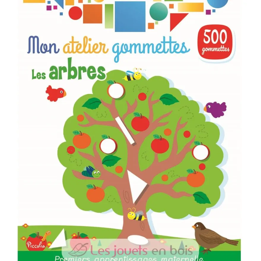 Mon atelier gommettes Les arbres - Piccolia