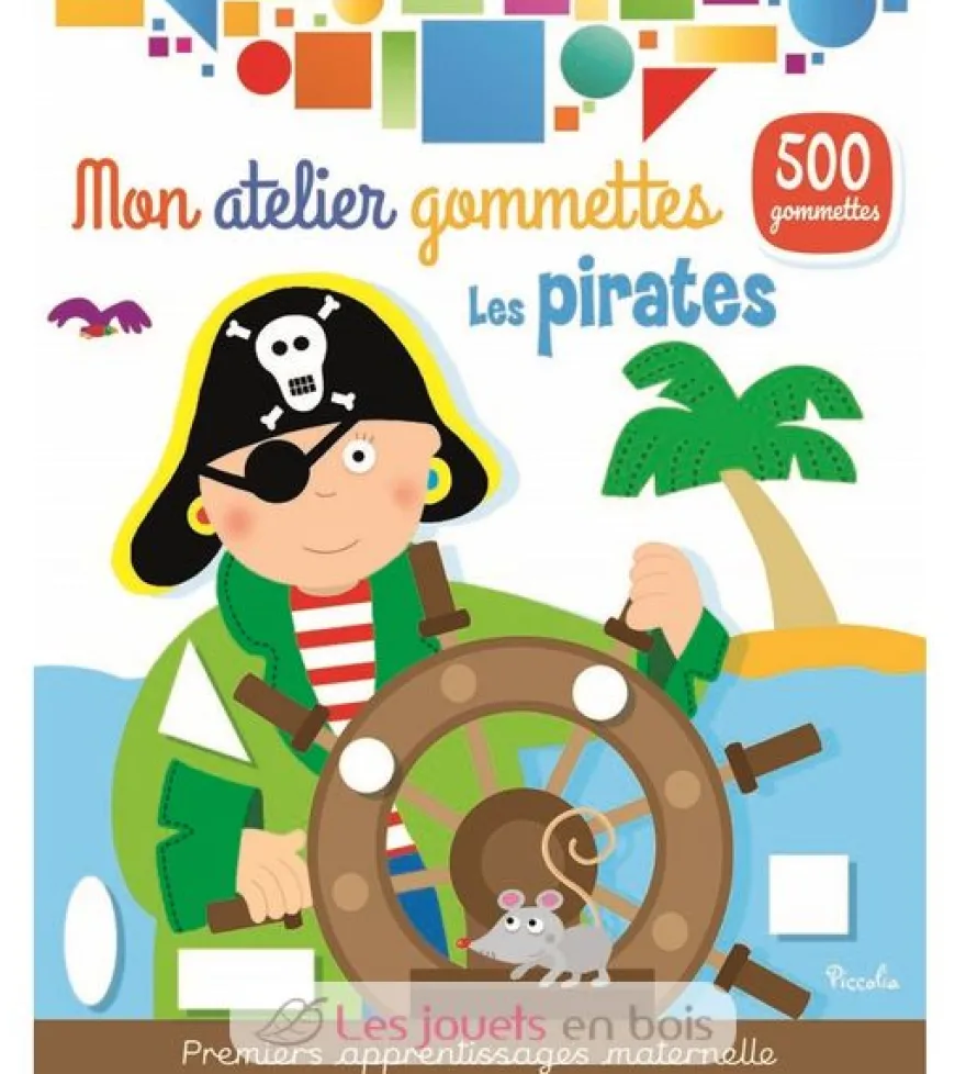 Mon atelier gommettes Les pirates - Piccolia