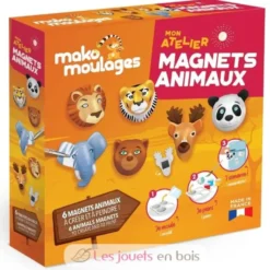 Mon atelier moulage Magnets Animaux - mako moulages