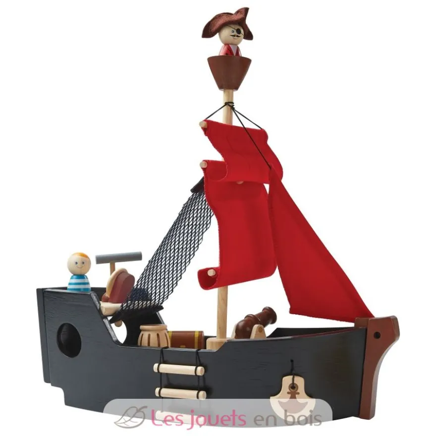 Mon 1er bateau de pirate en bois - Plan Toys