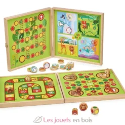 Mon 1er coffret de jeux en bois - Jeujura
