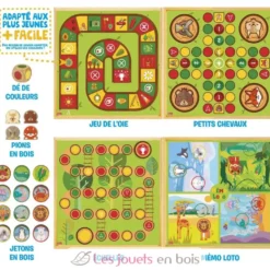 Mon 1er coffret de jeux en bois - Jeujura