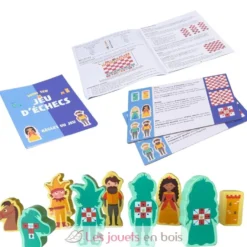Mon 1er jeu d'échecs en bois - Dès 6 ans - Wilson Jeux