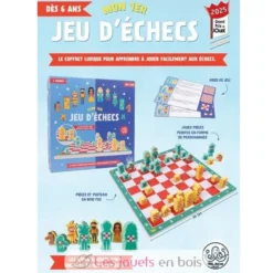 Mon 1er jeu d'échecs en bois - Dès 6 ans - Wilson Jeux
