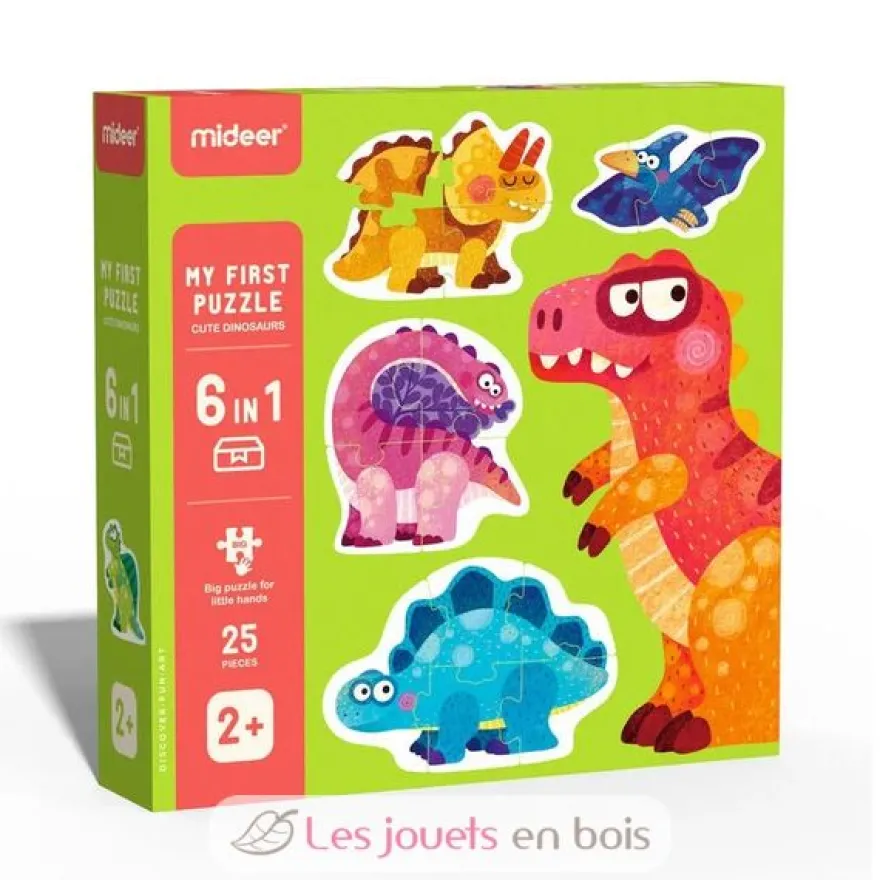 Mon 1er puzzle dinosaures - Mideer