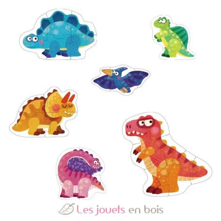 Mon 1er puzzle dinosaures - Mideer