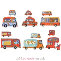 Mon 1er puzzle véhicules - Mideer