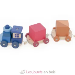 Mon petit train d'éveil multicolore en bois - Vilac