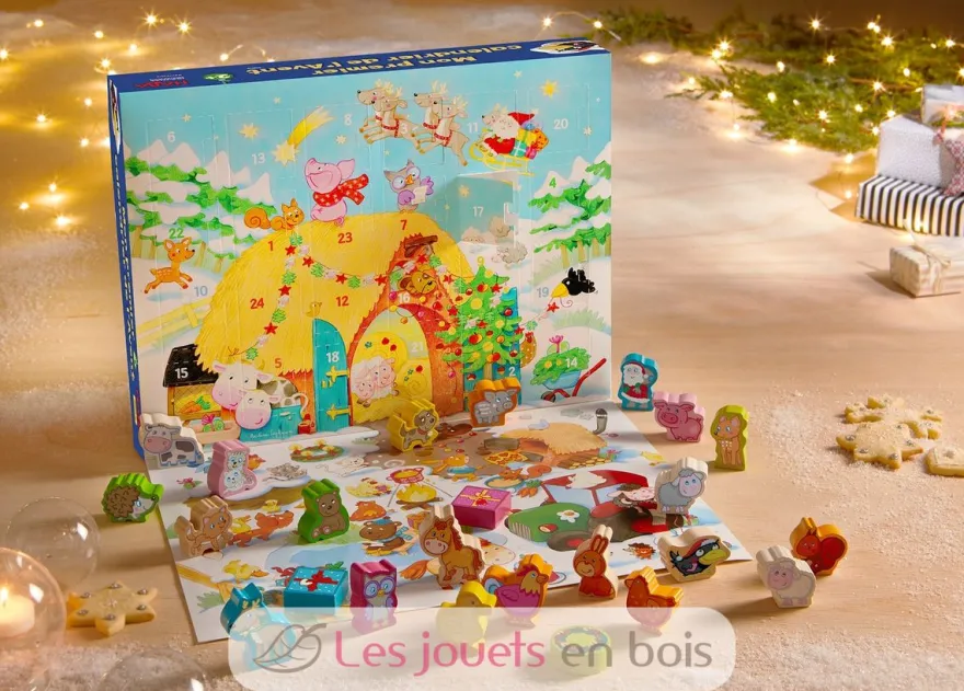 Mon premier calendrier de l'Avent - Noël à la ferme - Haba