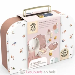 Mon premier coffret poupée - Bois et tissu- Speedy Monkey