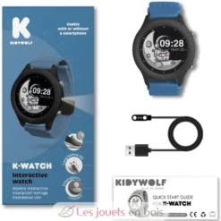 Montre connectée K-Watch bleue - Kidywolf