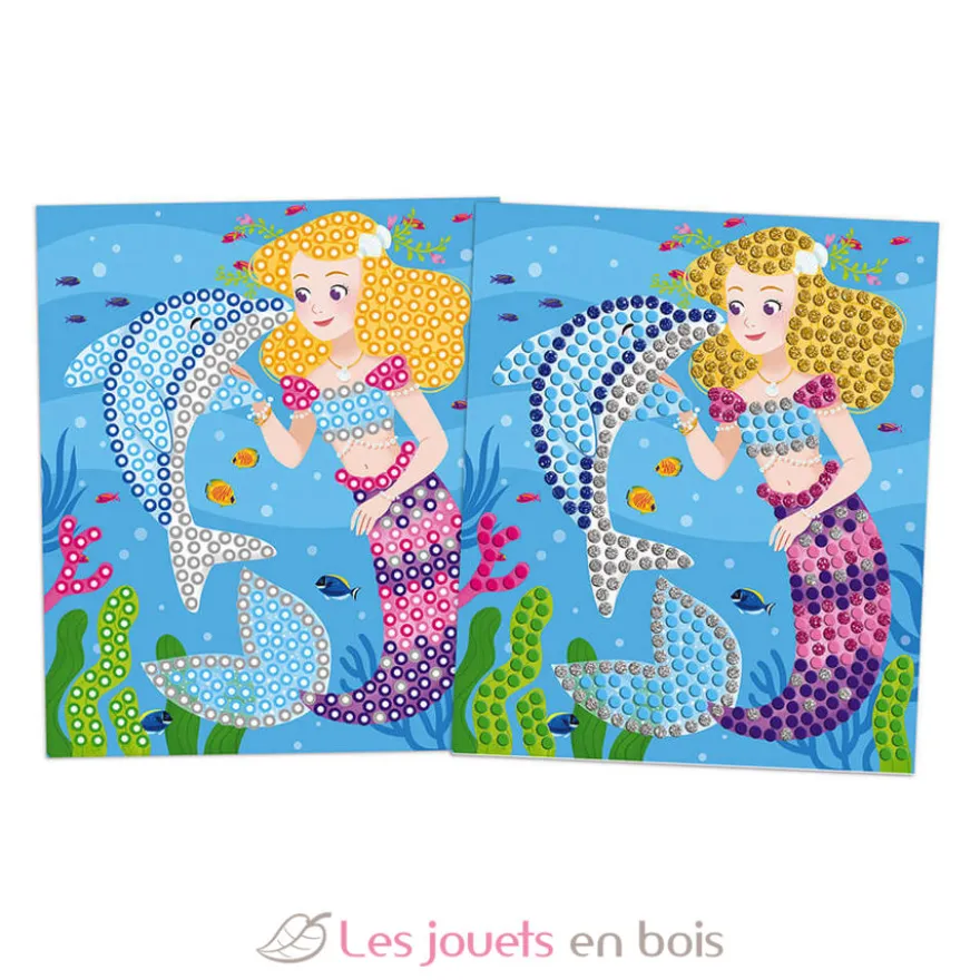 Mosaïques Dauphins et Sirènes - Janod