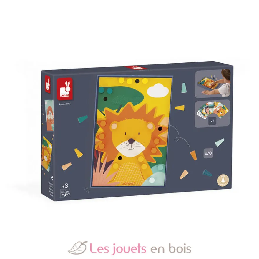 Mosaïques en bois Animaux - Janod
