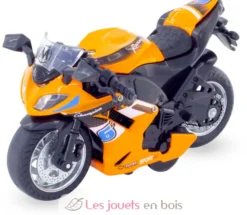 Moto miniature à friction orange Ulysse