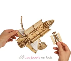 Navette spatiale Discovery NASA - Puzzle 3D mécanique en bois - Ugears