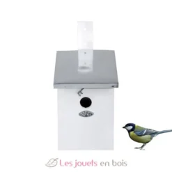 Nichoir mésange charbonnière - blanc - Esschert Design