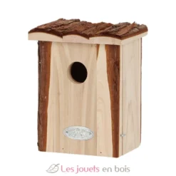 Nichoir roitelet avec toit en écorce - Esschert Design
