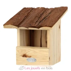 Nichoir rouge gorge avec toit en écorce - Esschert Design
