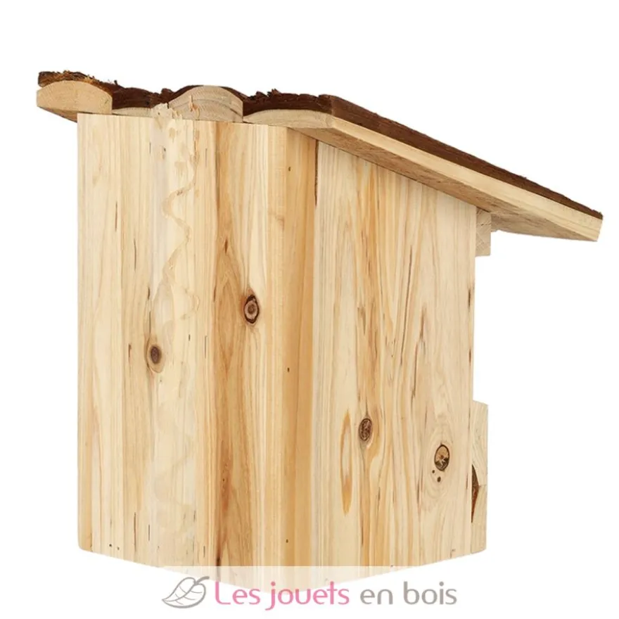 Nichoir rouge gorge avec toit en écorce - Esschert Design
