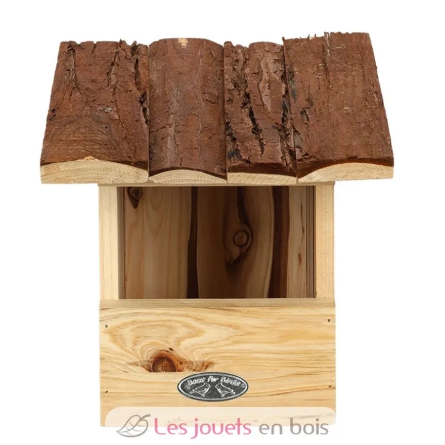 Nichoir rouge gorge avec toit en écorce - Esschert Design