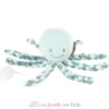 Octopus Poulpe Musical vert de gris - Nattou