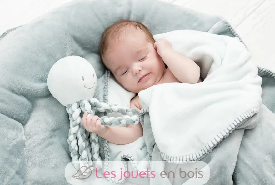 Octopus Poulpe Musical vert de gris - Nattou
