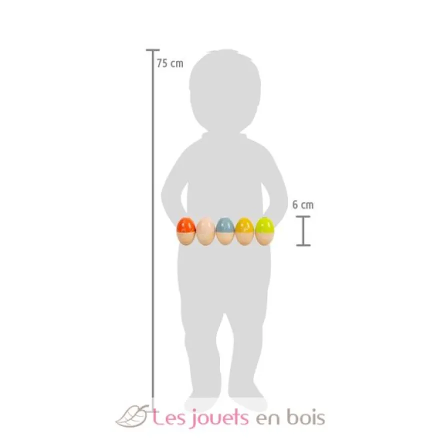 OEufs sonores Groovy Beats multicolore Small Foot Compagny
