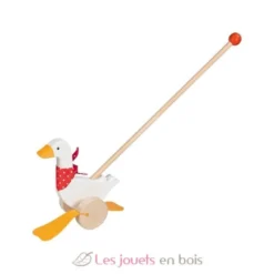 Oie Bertha à pousser en bois - Goki