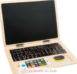 Ordinateur portable en bois avec tableau aimanté - Small foot
