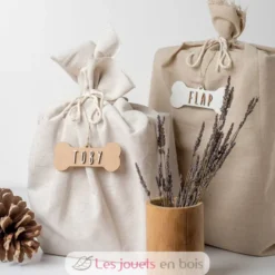 Os de Noël personnalisable bois blanc - Vintiun