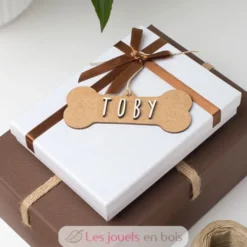 Os de Noël personnalisable bois naturel - Vintiun