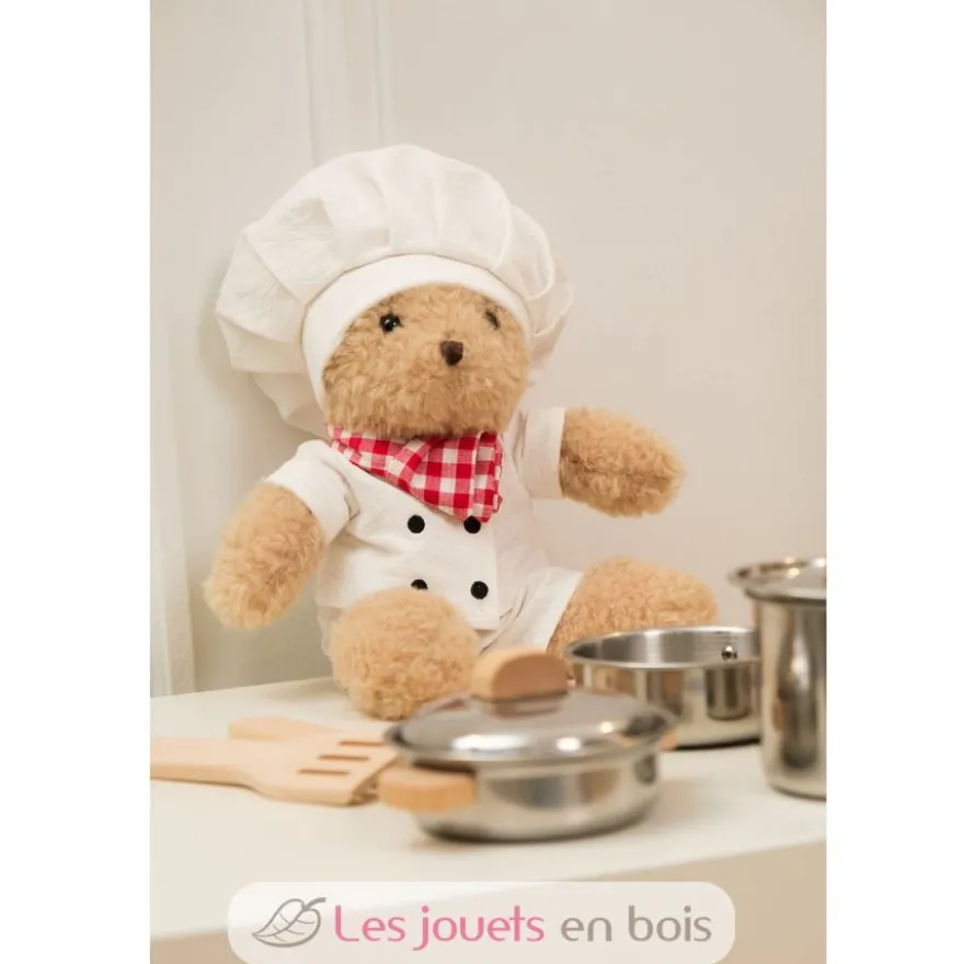 Ours en peluche Morris le chef cuisinier - Egmont Toys